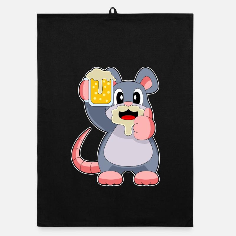 Maus Bier Organic Geschirrtuch