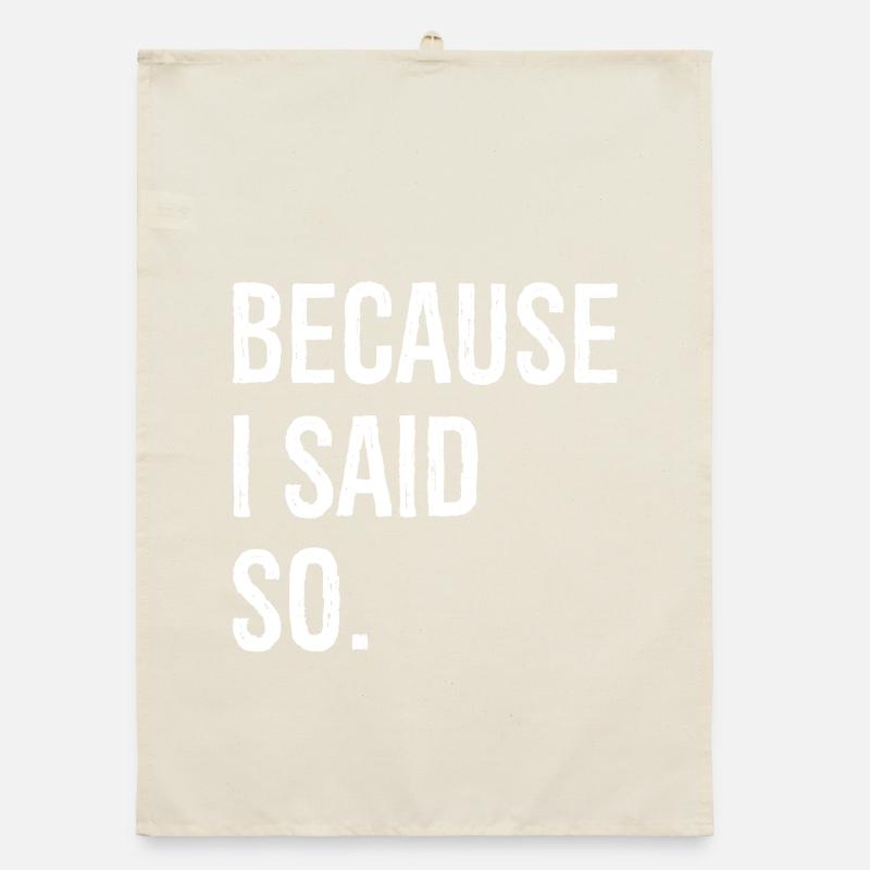 parce que je l’ai dit Torchon bio