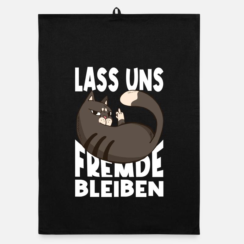 Lass Uns Fremde Bleiben Organic Geschirrtuch