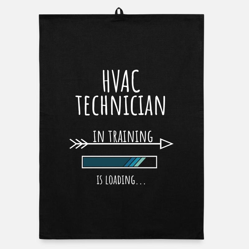 Technicien CVC en formation Profession Cadeau Torchon bio