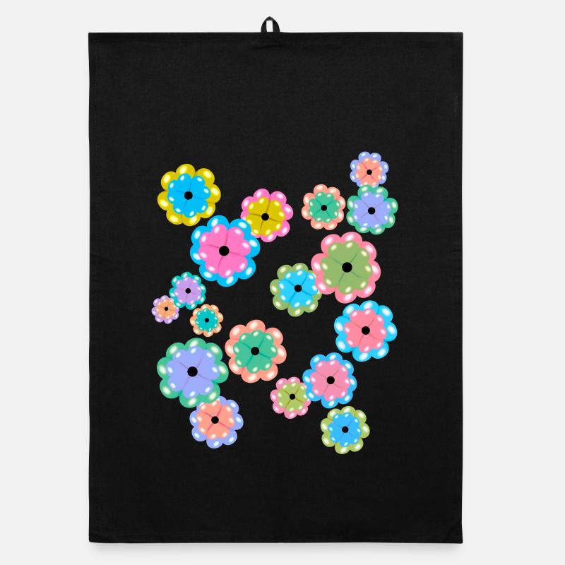 Fleurs Fleur Fleur Printemps Torchon bio