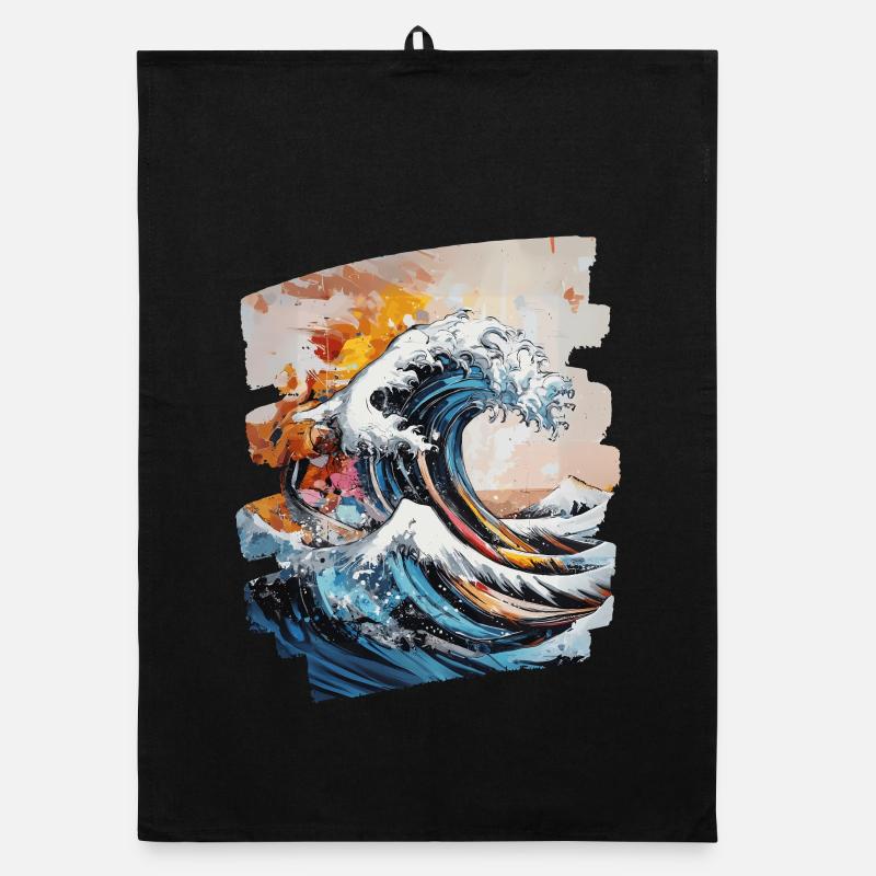 Les vagues et la mer Torchon bio