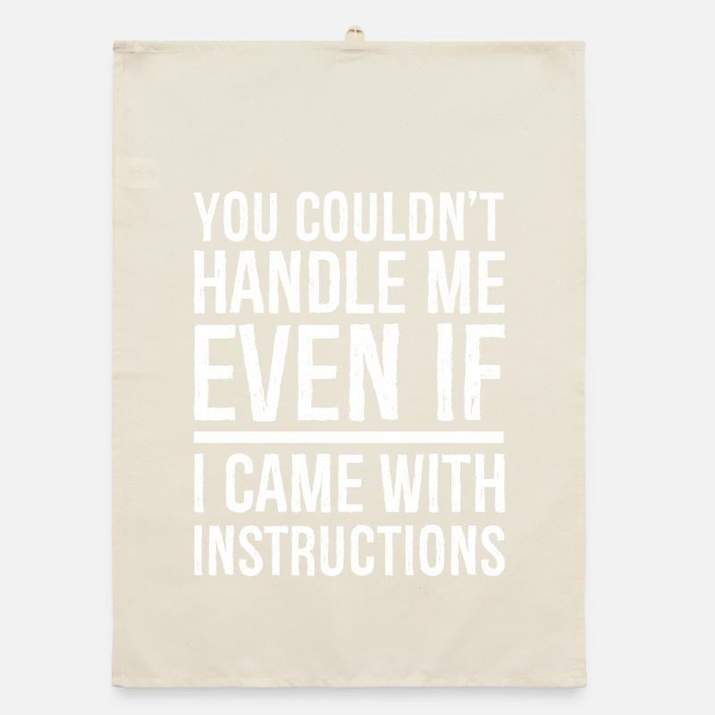 you couldn't even if I came with instructions Organic dish towel