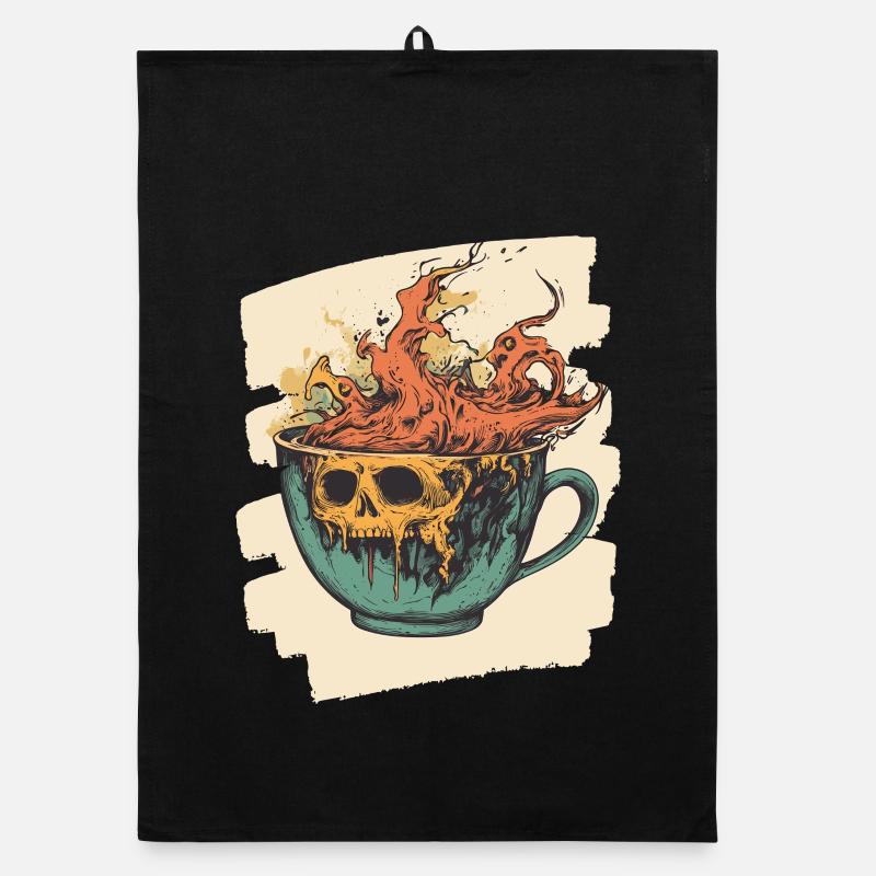 Kaffee Coffee Kaffeeliebhaber Organic Geschirrtuch