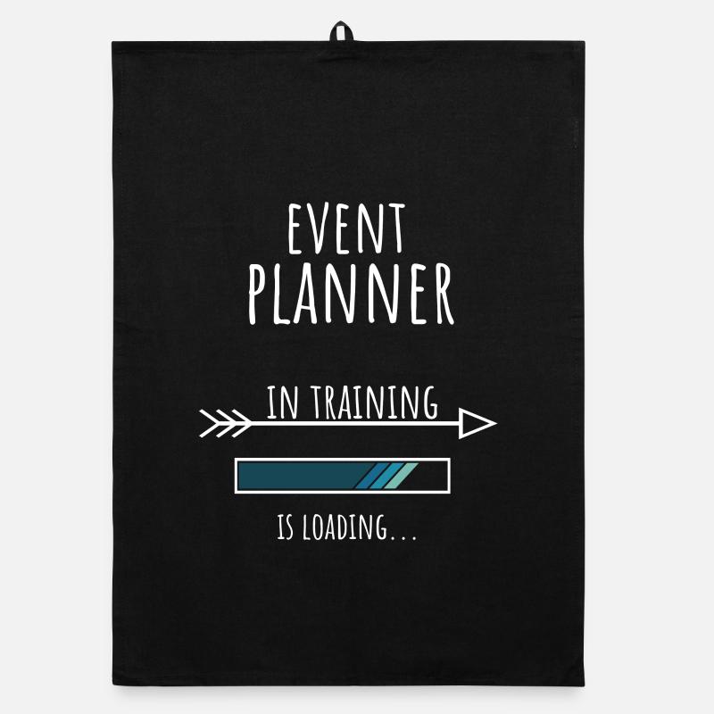 Event Planner in Ausbildung Beruf Geschenk Organic Geschirrtuch