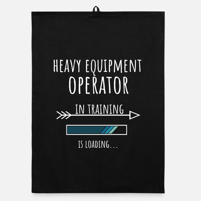 Heavy Equipment Operator in Training Occupation Organic dish towel