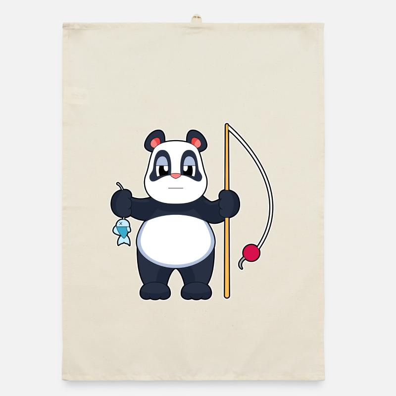 Pêche au panda Angler Fish Torchon bio