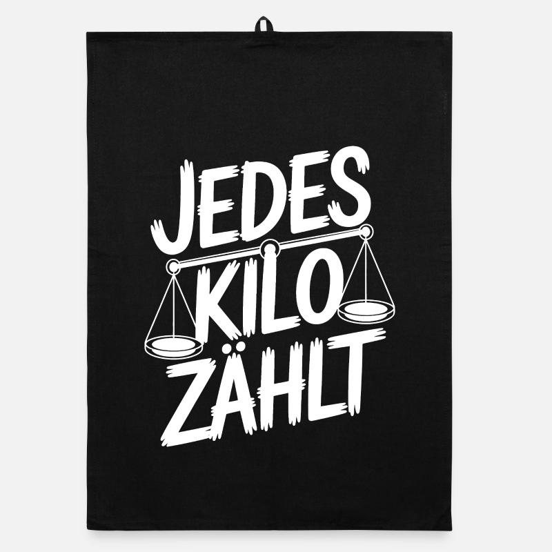 Jedes Kilo zaehlt Organic Geschirrtuch