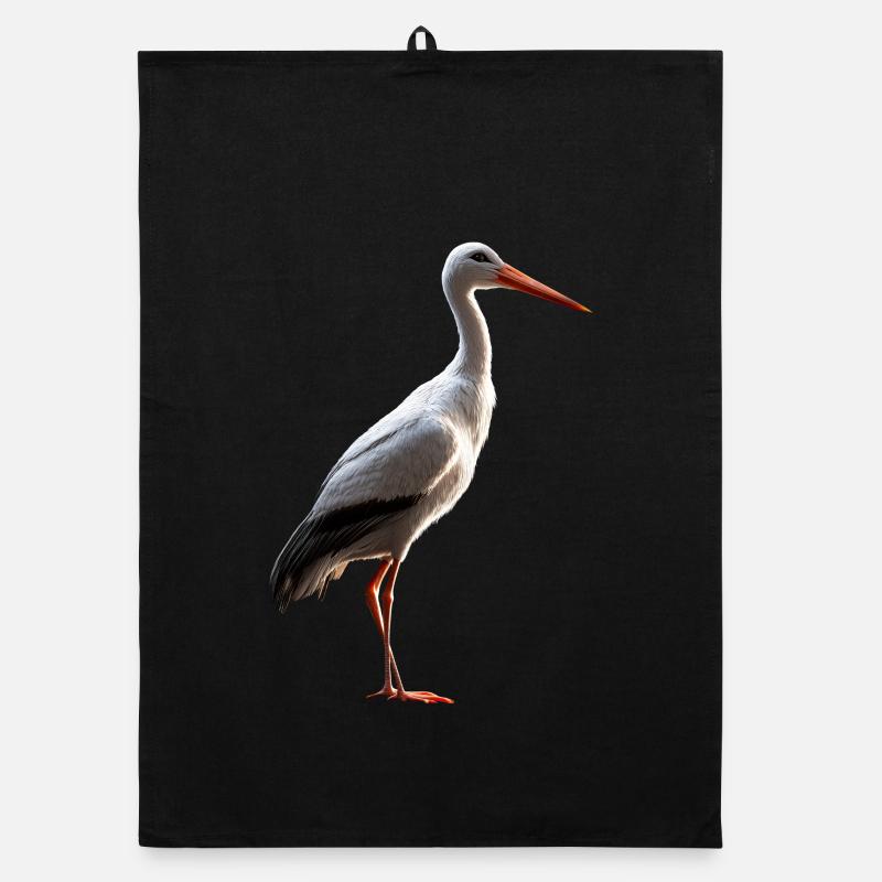Stork Lover White Stork Giant Stork Storks Storks Organic dish towel