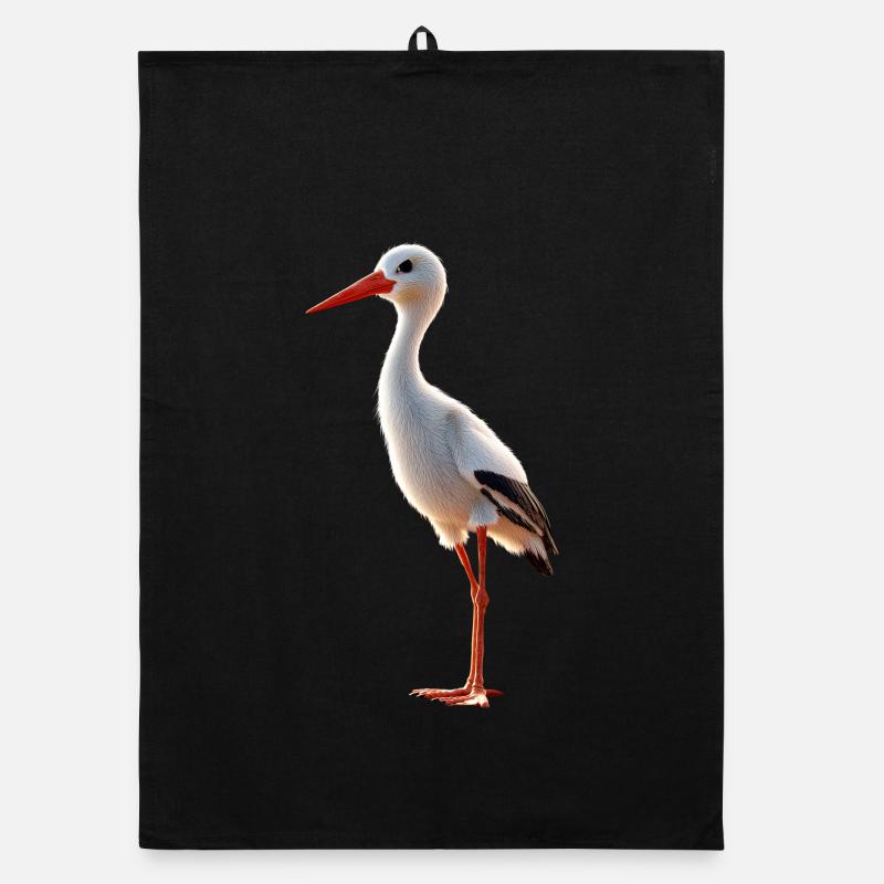 Stork Lover White Stork Giant Stork Storks Storks Organic dish towel
