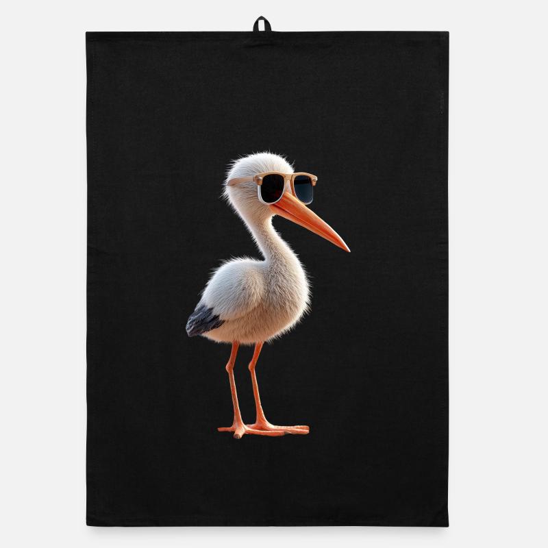 Stork Lover White Stork Giant Stork Storks Storks Organic dish towel