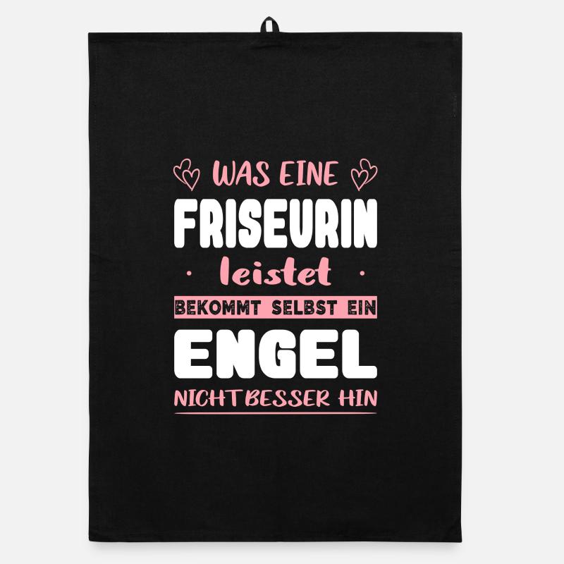 Friseurin Geschenke Friseuse Abschied Kollegin Organic Geschirrtuch