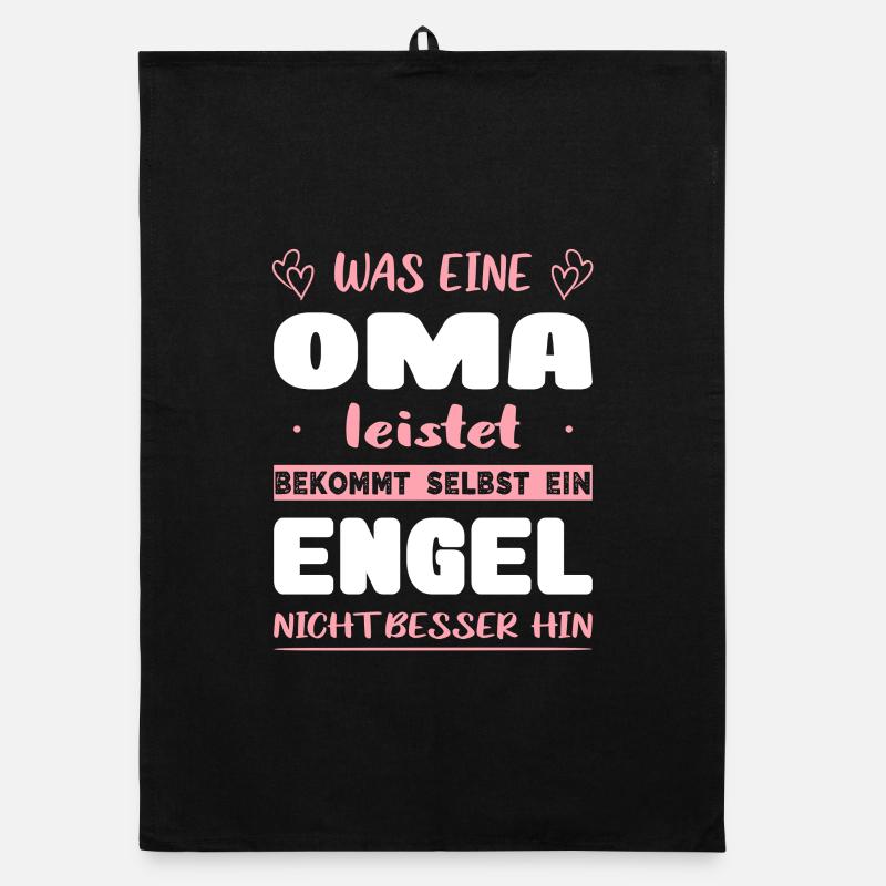 Oma Geschenke Weihnachtsgeschenke Großmutter Organic Geschirrtuch