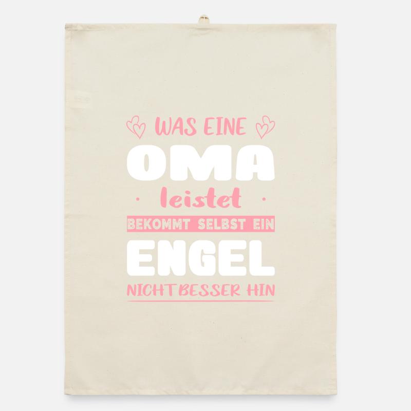 Oma Geschenke Weihnachtsgeschenke Großmutter Organic Geschirrtuch