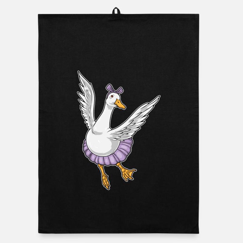 Canard Ballerine Ballet Danse Torchon bio