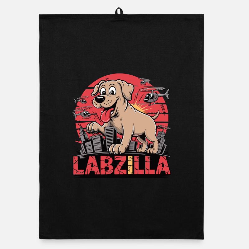 Labzilla – Der gute Junge im Großstadteinsatz Organic Geschirrtuch