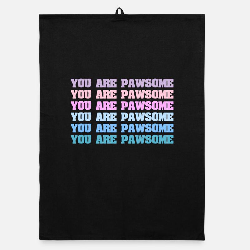 Vous êtes Pawsome Torchon bio