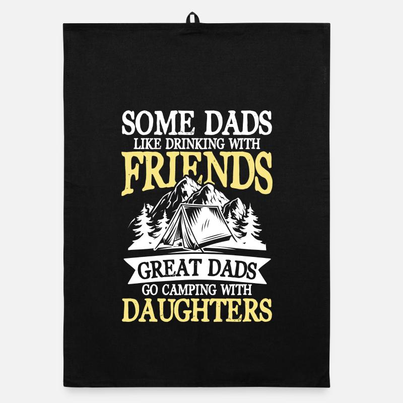 some dads like drinking with friends great dads Organic Geschirrtuch