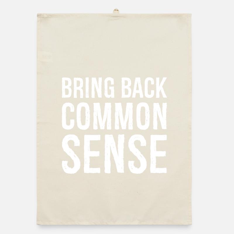 Bring Back Common Sense Organic dish towel