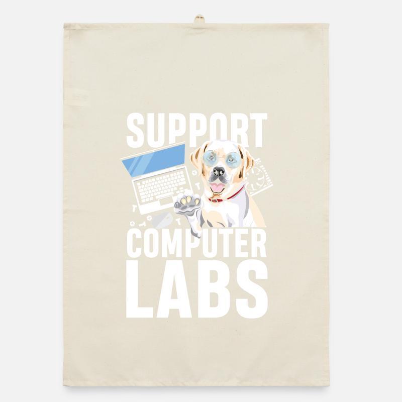 Support computer labs Organic Geschirrtuch