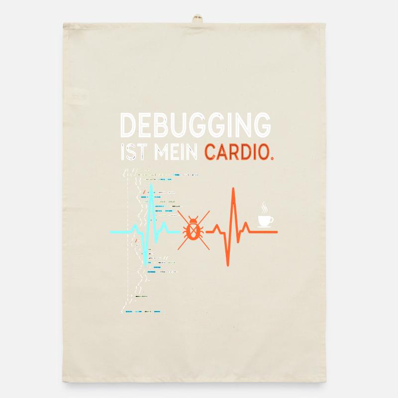 Le débogage est mon cardio - nerd de l’informatique Torchon bio