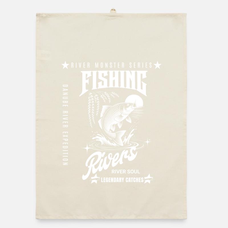 Final Cast Legend – Trophy Angler Tee Organic dish towel