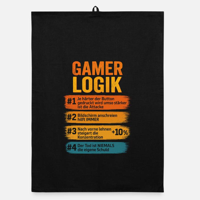 Gamer Logic Computer PC Controller Gamer Organic dish towel