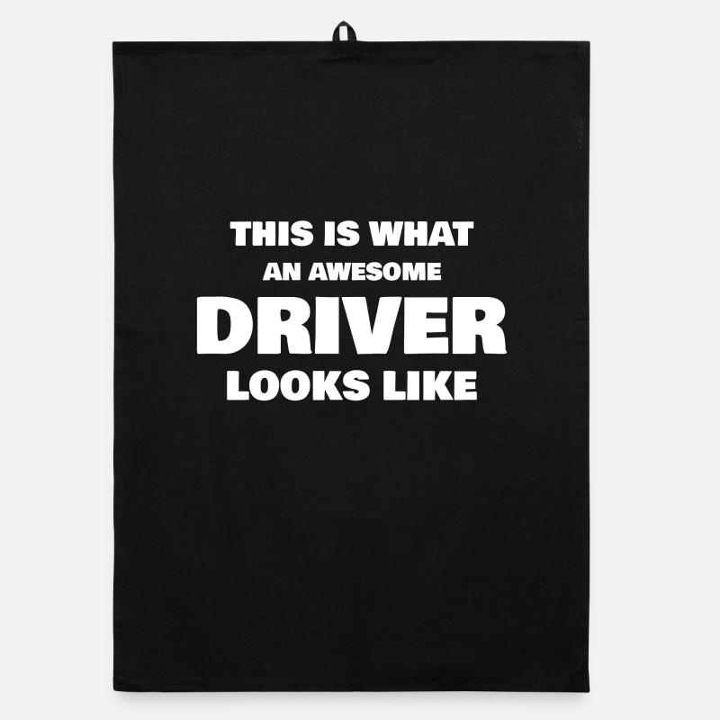 This Is What An Awesome Driver Looks Like Organic Geschirrtuch