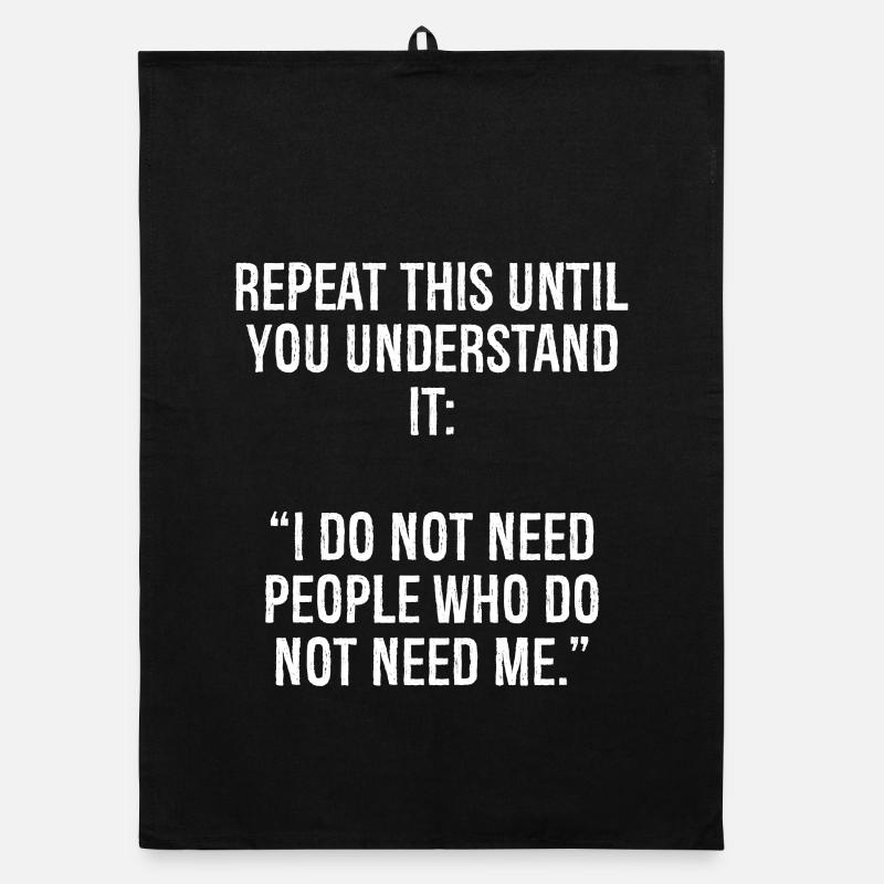 repeat this until you understand it I do not ne Organic Geschirrtuch
