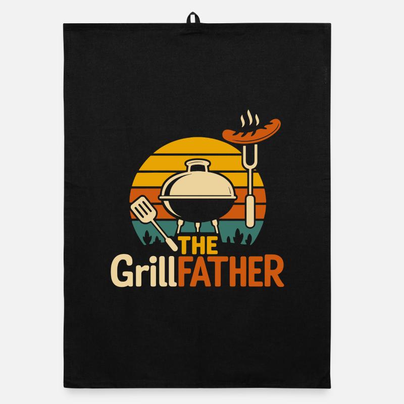 Grilling fun in style - The GrillFather BBQ Kitchen Organic dish towel