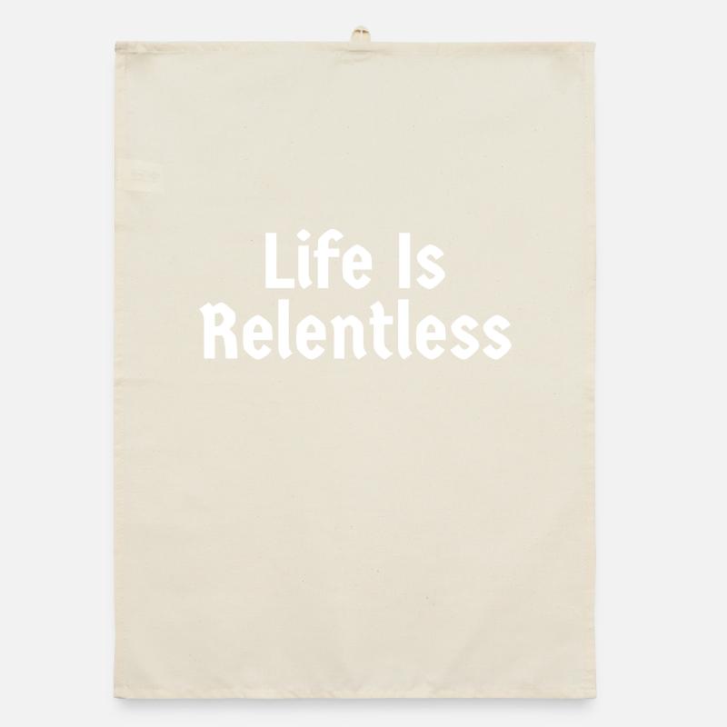 La vie est implacable Torchon bio