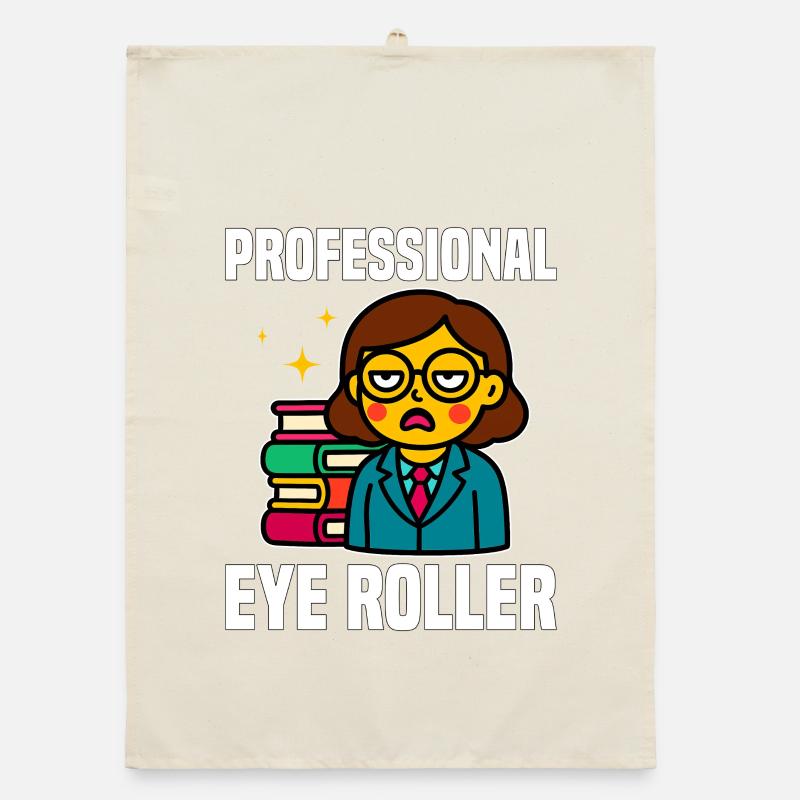 PROFESSIONAL EYE ROLLER - TEACHER GIFT Organic dish towel