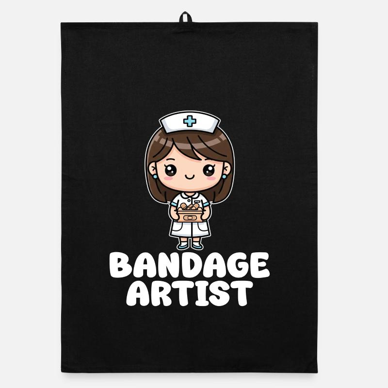 BANDAGE ARTIST - KRANKENSCHWESTER GESCHENK Organic Geschirrtuch