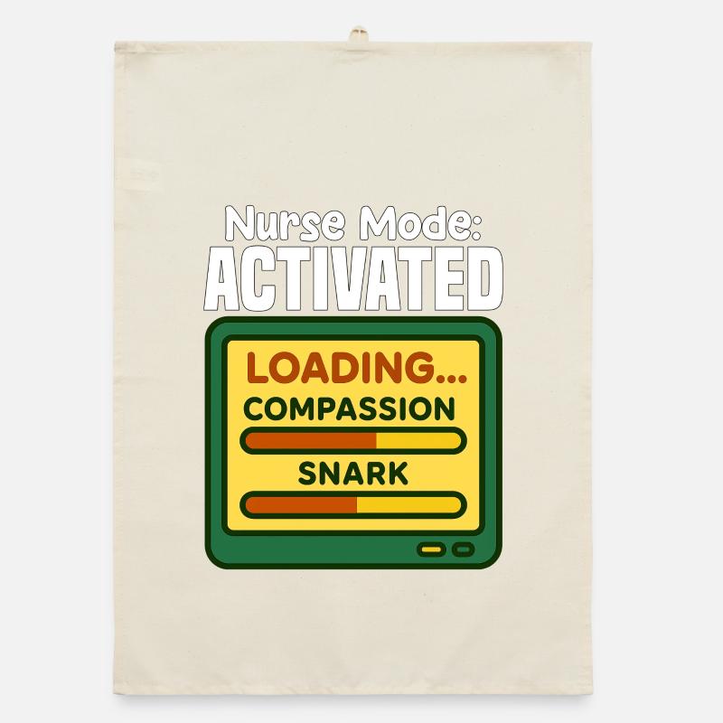 MODE INFIRMIÈRE ACTIVÉ - CADEAU INFIRMIÈRE Torchon bio