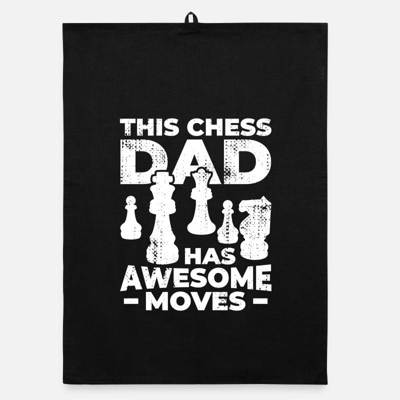 Chess Father Organic dish towel
