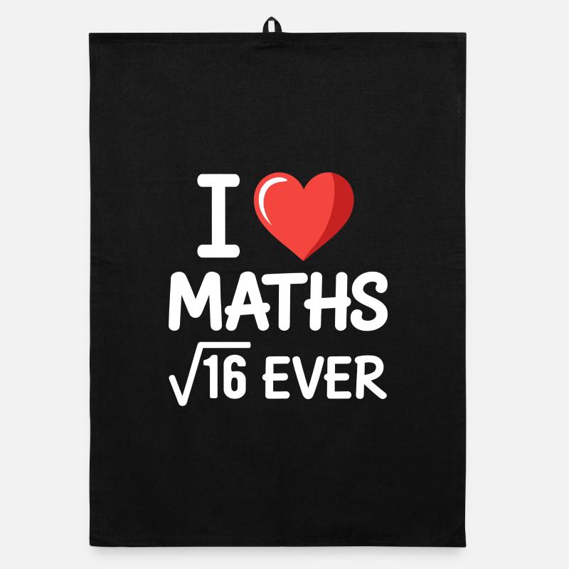 Mathe I Love Maths Mathematik Nerd Mathe Lehrer Organic Geschirrtuch