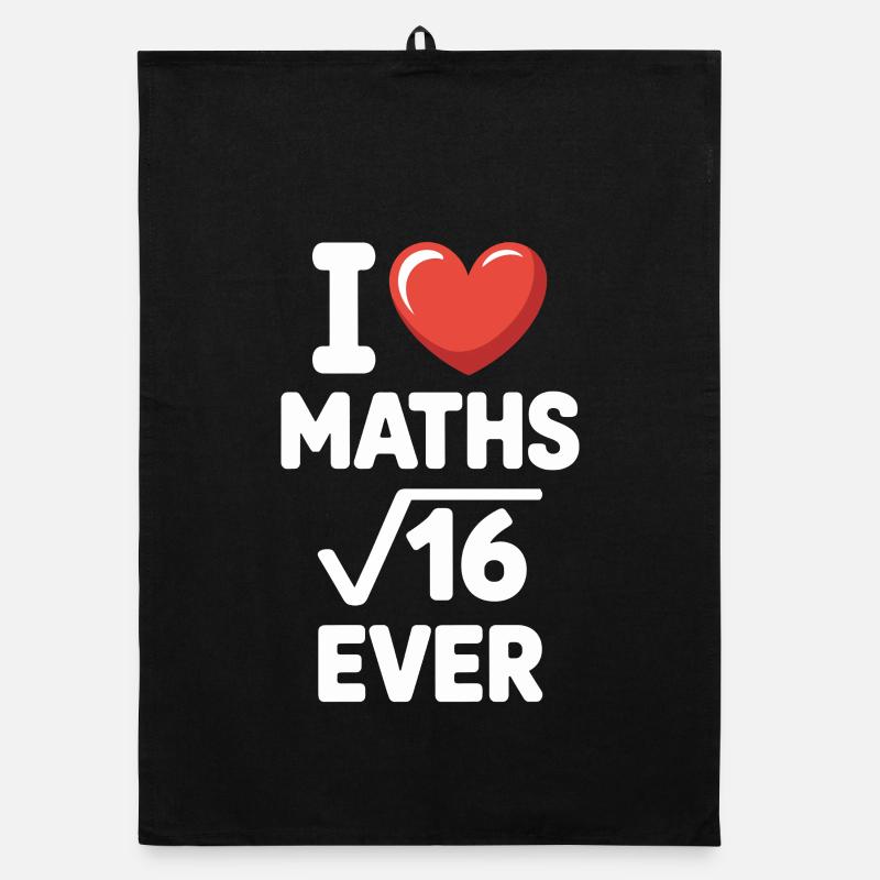 Mathe I Love Maths Mathematik Nerd Mathe Lehrer Organic Geschirrtuch