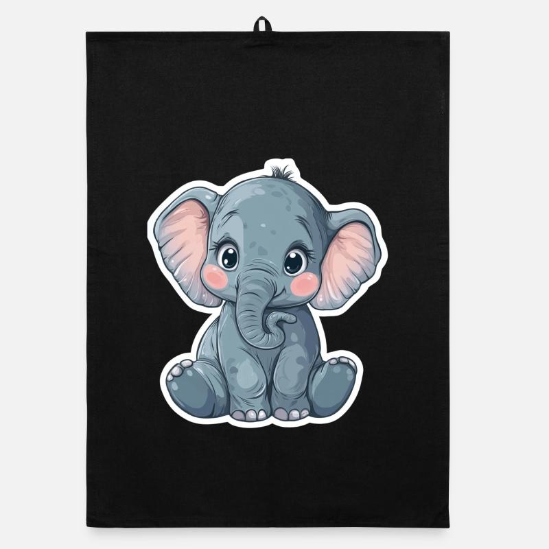 Éléphant Torchon bio