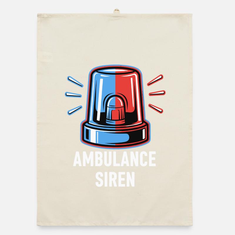 Sirène d’ambulance Torchon bio