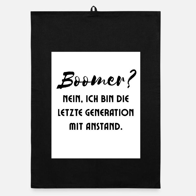 Generation with Style Saying Organic dish towel