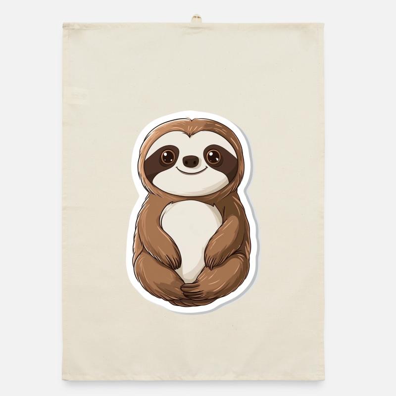 Sloth Organic dish towel