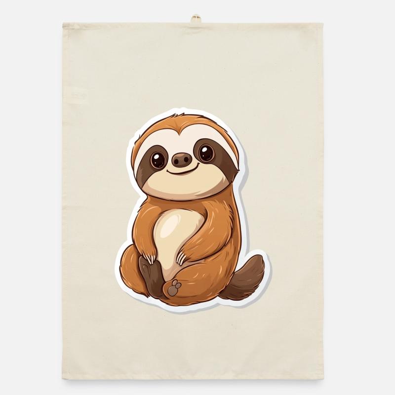 Sloth Organic dish towel