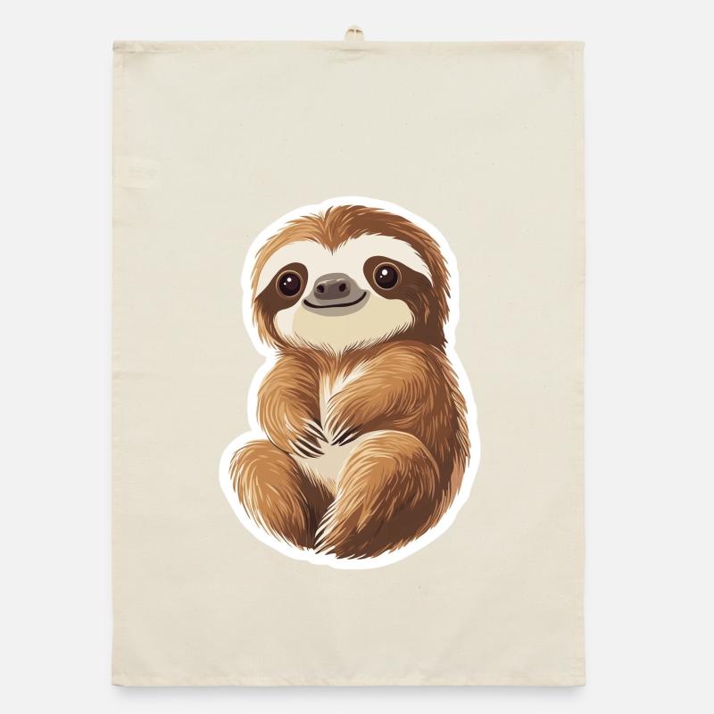 Sloth Organic dish towel