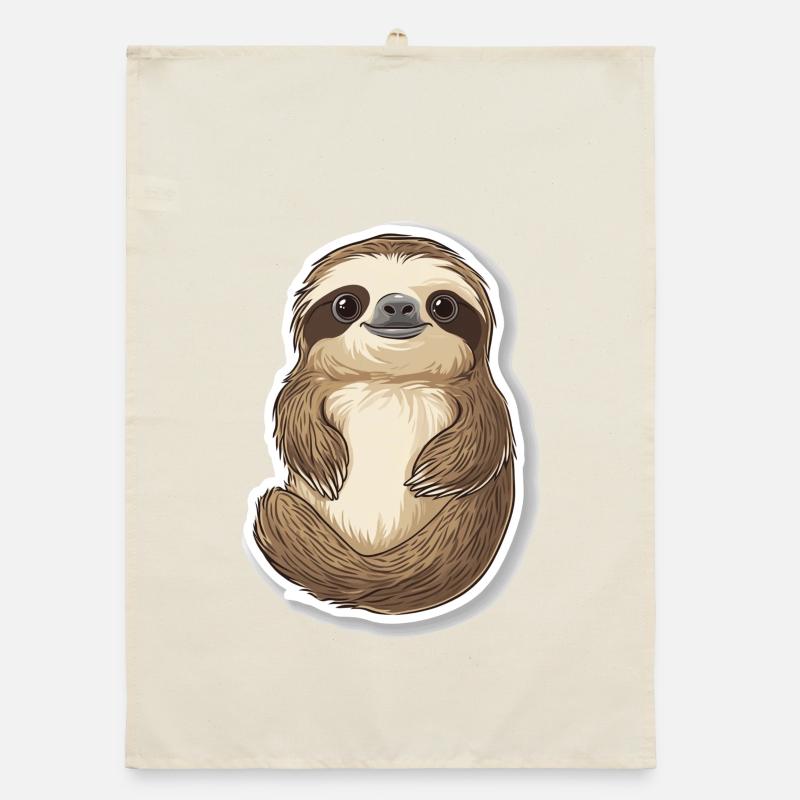 Sloth Organic dish towel