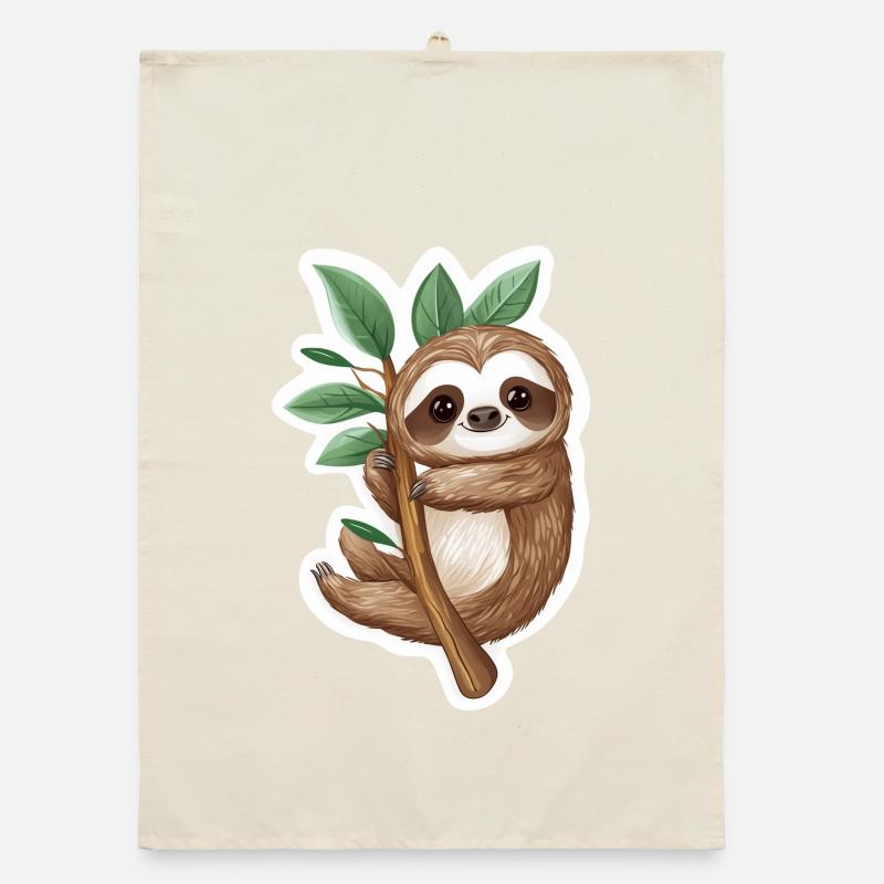 Faultier Organic Geschirrtuch