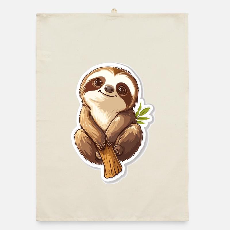 Sloth Organic dish towel