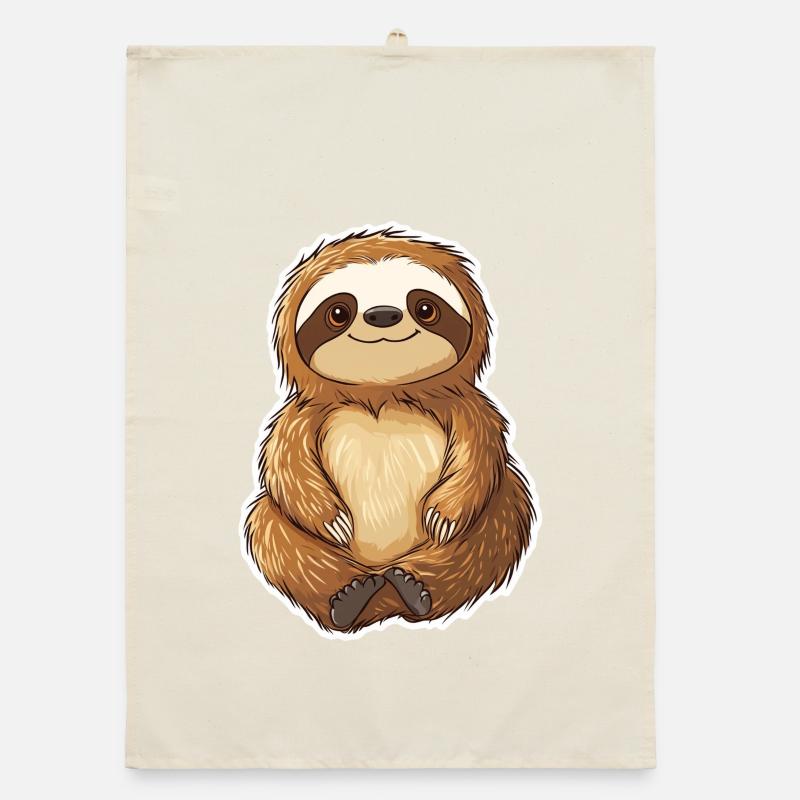 Sloth Organic dish towel
