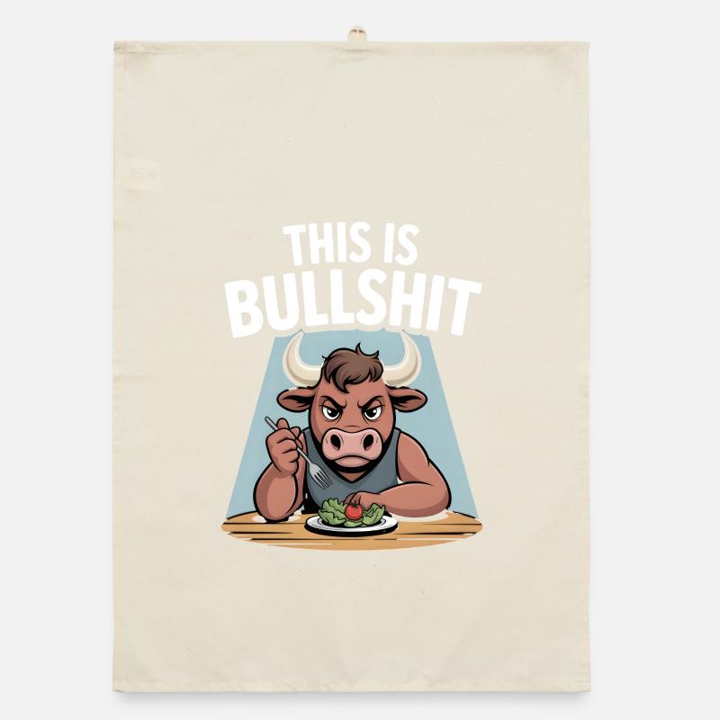 This Is Bullshit Salad Edition Organic dish towel