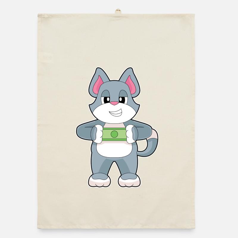 Billet de banque chat Torchon bio
