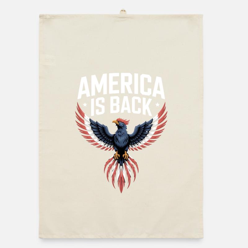 America Is Back Organic dish towel